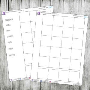 Kalendarz uniwersalny, rozmiar M