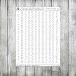 Śledzik jednoliniowy, kropki 4mm (do seriali, rozdziałów książek, jako kalendarz itd)