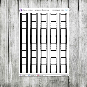 Śledzik filmów i seriali - taśma filmowa prosta (v.1)
