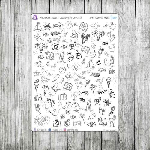 doodle wakacyjne