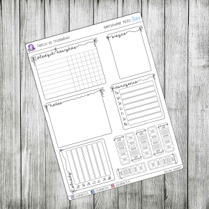Tygodniówka - nawyki, ważne, notes, ćwiczenia itp
