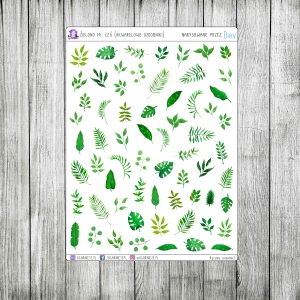 Zielono mi, cz.06 - zestaw liści