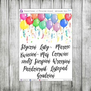 Urodziny/Imieniny, cz.01 - przywitanie miesiąca