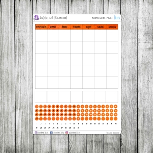 Lis(t)ki, cz.08 - kalendarz uniwersalny + mini numery dni