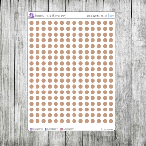 Papierowy, cz.4 - kropki 5mm