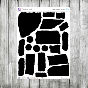 Papierowy, cz.6C - czarny papier