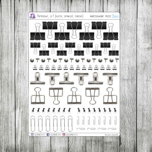 Papierowy, cz.7 - klipsy, spinacze, pinezki