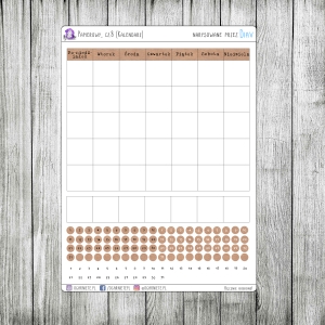 Papierowy, cz.8 - kalendarz