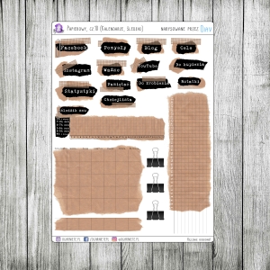 Papierowy, cz.10 - kalendarze i śledziki