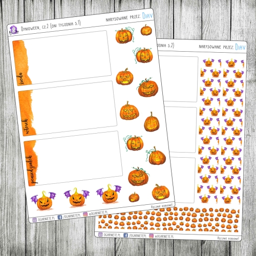 planowanie tygodnia temat halloween
