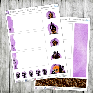 Strasznie fioletowo, cz.1 - dni tygodnia (2 arkusze)