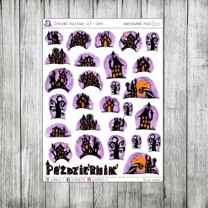 Strasznie fioletowo, cz.3 - strrrrraszne domki