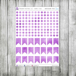 Strasznie fioletowo, cz.4 - kropki i flagi