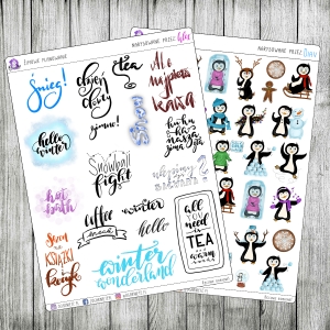 Zimowe Planowanie + Pingwinek Happy (zestaw)