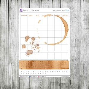 Kawowy cz.09 - kalendarz uniwersalny