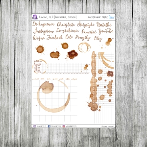 Kawowy cz.11 - kalendarze i śledziki