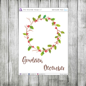 Zima: przywitanie miesiąca, v.2