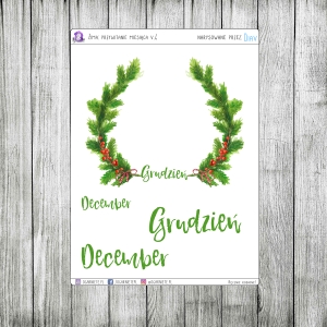 Zima: przywitanie miesiąca, v.4