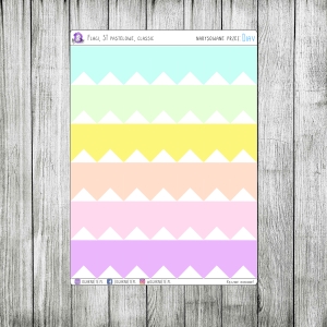 Flagi, ST, pastelowe