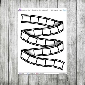 Śledzik filmów i seriali - taśma filmowa zawinięta (v.2)