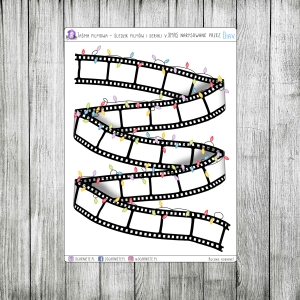 Śledzik filmów i seriali - taśma filmowa zawinięta (v.XMAS)