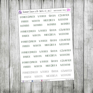 Ogarniam Święta cz.10 - Dni Tygodnia v.2 MINI