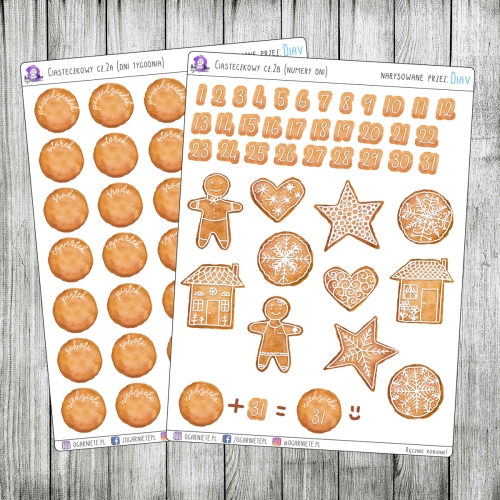 ciasteczkowe dni tygodnia