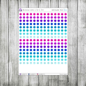 Kropki nastrojowe v.2, 5mm - skala R-T