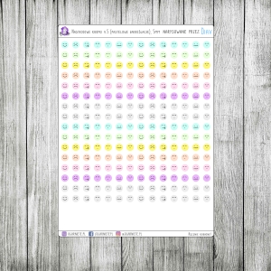 Kropki nastrojowe v.5, 5mm - zakreślaczowe, ST