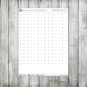 Kropki nastrojowe v.6, 5mm - białe, do kolorowania