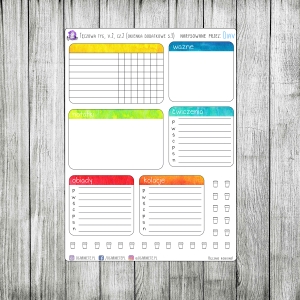 Tęczowa tygodniówka v.2, okienka dodatkowe