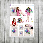 Obowiązki domowe: pranie, duże