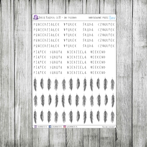 Dziecię Księżyca, cz.03 - dni tygodnia