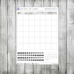 Dziecię Księżyca, cz.08 - kalendarz mini