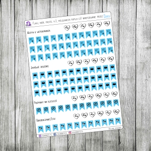 Pielęgnacja Pupila - mini flagi - część 01