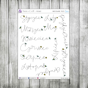 Pszczeli v.2, cz.02a - nazwy miesięcy