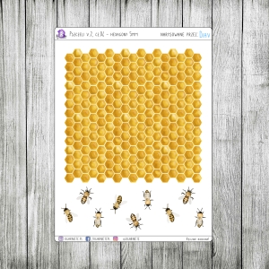 Pszczeli v.2, cz.04 - hexagony 5mm