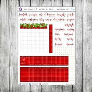 Truskawkowy, cz.11 - kalendarze i śledziki