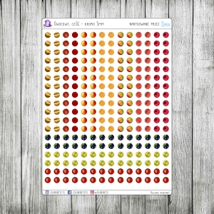 Owocowy, cz.04 - owocowe kropki 5mm