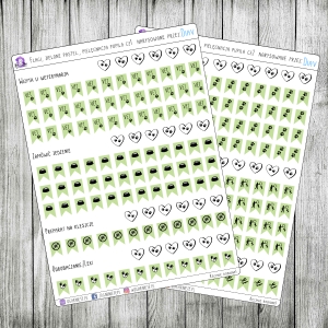 Pielęgnacja Pupila - zestaw mini flag (część 01 + część 02)