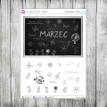 tablicowy marzec naklejka