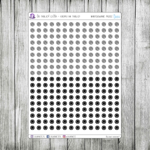 Do tablicy! cz.03a - kropki 5mm rysowane na tablicy