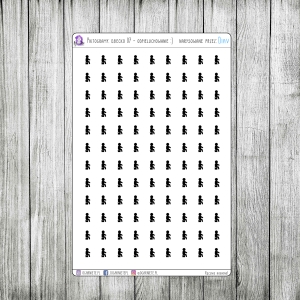 Piktogramy: Dziecko 07 - odpieluchowanie - Arkusz XS