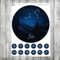 naklejki ze znakami zodiaku lew
