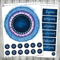 astrologiczna naklejka
