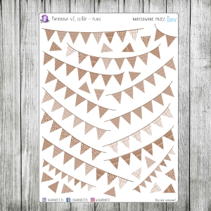 Papierowy v2, cz.06f - trójkątne flagi