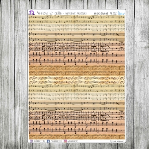 Papierowy v2, cz.06b - paseczki: nuty