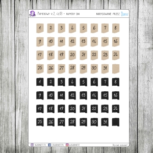 Papierowy v2, cz.03 - numery dni