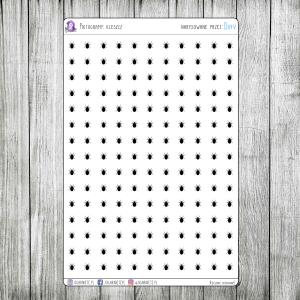 Piktogramy: Kleszcz - arkusz XS