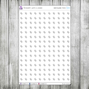 Piktogramy: Wizyta u lekarza - arkusz XS